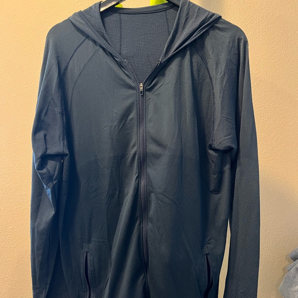 lululemon athletica Men's Navy Hooded Jacket
